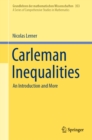 Carleman Inequalities : An Introduction and More - eBook