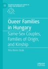 Queer Families in Hungary : Same-Sex Couples, Families of Origin, and Kinship - Book