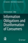Information Obligations and Disinformation of Consumers - Book