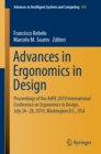Advances in Ergonomics in Design : Proceedings of the AHFE 2019 International Conference on Ergonomics in Design, July 24-28, 2019, Washington D.C., USA - eBook