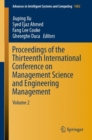 Proceedings of the Thirteenth International Conference on Management Science and Engineering Management : Volume 2 - eBook