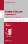 Human-Computer Interaction. Design Practice in Contemporary Societies : Thematic Area, HCI 2019, Held as Part of the 21st HCI International Conference, HCII 2019, Orlando, FL, USA, July 26-31, 2019, P - eBook