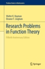 Research Problems in Function Theory : Fiftieth Anniversary Edition - eBook