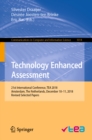 Technology Enhanced Assessment : 21st International Conference, TEA 2018, Amsterdam, The Netherlands, December 10-11, 2018, Revised Selected Papers - eBook