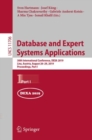 Database and Expert Systems Applications : 30th International Conference, DEXA 2019, Linz, Austria, August 26–29, 2019, Proceedings, Part I - Book
