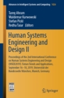 Human Systems Engineering and Design II : Proceedings of the 2nd International Conference on Human Systems Engineering and Design (IHSED2019): Future Trends and Applications, September 16-18, 2019, Un - eBook
