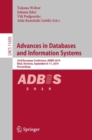 Advances in Databases and Information Systems : 23rd European Conference, ADBIS 2019, Bled, Slovenia, September 8–11, 2019, Proceedings - Book