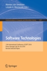 Software Technologies : 13th International Conference, ICSOFT 2018, Porto, Portugal, July 26-28, 2018, Revised Selected Papers - Book