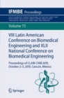VIII Latin American Conference on Biomedical Engineering and XLII National Conference on Biomedical Engineering : Proceedings of CLAIB-CNIB 2019, October 2-5, 2019, Cancun, Mexico - Book