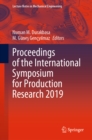 Proceedings of the International Symposium for Production Research 2019 - eBook