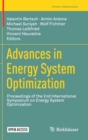Advances in Energy System Optimization : Proceedings of the 2nd International Symposium on Energy System Optimization - Book