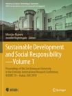 Sustainable Development and Social Responsibility-Volume 1 : Proceedings of the 2nd American University in the Emirates International Research Conference, AUEIRC'18 - Dubai, UAE 2018 - Book