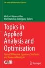 Topics in Applied Analysis and Optimisation : Partial Differential Equations, Stochastic and Numerical Analysis - Book
