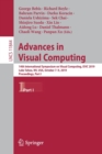 Advances in Visual Computing : 14th International Symposium on Visual Computing, ISVC 2019, Lake Tahoe, NV, USA, October 7–9, 2019, Proceedings, Part I - Book