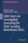 Edith Stein's An Investigation Concerning the State: Sociality, Nationhood, Ethics - eBook