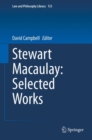 Stewart Macaulay: Selected Works - eBook