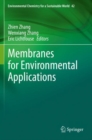 Membranes for Environmental Applications - Book