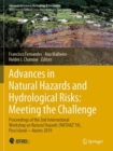 Advances in Natural Hazards and Hydrological Risks: Meeting the Challenge : Proceedings of the 2nd International Workshop on Natural Hazards (NATHAZ'19), Pico Island-Azores 2019 - Book
