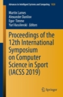 Proceedings of the 12th International Symposium on Computer Science in Sport (IACSS 2019) - eBook
