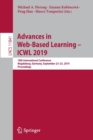 Advances in Web-Based Learning – ICWL 2019 : 18th International Conference, Magdeburg, Germany, September 23–25, 2019, Proceedings - Book