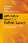 Mathematical Research for Blockchain Economy : 1st International Conference MARBLE 2019, Santorini, Greece - eBook