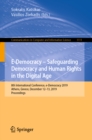 E-Democracy - Safeguarding Democracy and Human Rights in the Digital Age : 8th International Conference, e-Democracy 2019, Athens, Greece, December 12-13, 2019, Proceedings - eBook