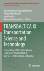 TRANSBALTICA XI: Transportation Science and Technology : Proceedings of the International Conference TRANSBALTICA, May 2-3, 2019, Vilnius, Lithuania - Book