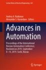 Advances in Automation : Proceedings of the International Russian Automation Conference, RusAutoCon 2019, September 8-14, 2019, Sochi, Russia - eBook