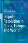 Dispute Resolution in China, Europe and World - eBook