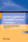 Machine Learning and Knowledge Discovery in Databases : International Workshops of ECML PKDD 2019, Wurzburg, Germany, September 16-20, 2019, Proceedings, Part II - eBook