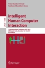 Intelligent Human Computer Interaction : 11th International Conference, IHCI 2019, Allahabad, India, December 12-14, 2019, Proceedings - eBook