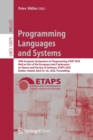 Programming Languages and Systems : 29th European Symposium on Programming, ESOP 2020, Held as Part of the European Joint Conferences on Theory and Practice of Software, ETAPS 2020, Dublin, Ireland, A - Book