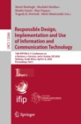 Responsible Design, Implementation and Use of Information and Communication Technology : 19th IFIP WG 6.11 Conference on e-Business, e-Services, and e-Society, I3E 2020, Skukuza, South Africa, April 6 - Book