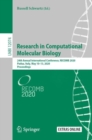 Research in Computational Molecular Biology : 24th Annual International Conference, RECOMB 2020, Padua, Italy, May 10–13, 2020, Proceedings - Book