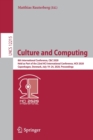 Culture and Computing : 8th International Conference, C&C 2020, Held as Part of the 22nd HCI International Conference, HCII 2020, Copenhagen, Denmark, July 19–24, 2020, Proceedings - Book
