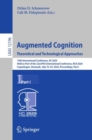 Augmented Cognition. Theoretical and Technological Approaches : 14th International Conference, AC 2020, Held as Part of the 22nd HCI International Conference, HCII 2020, Copenhagen, Denmark, July 19–2 - Book