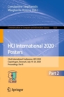 HCI International 2020 - Posters : 22nd International Conference, HCII 2020, Copenhagen, Denmark, July 19-24, 2020, Proceedings, Part II - Book