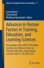Advances in Human Factors in Training, Education, and Learning Sciences : Proceedings of the AHFE 2020 Virtual Conference on Human Factors in Training, Education, and Learning Sciences, July 16-20, 20 - eBook
