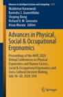 Advances in Physical, Social & Occupational Ergonomics : Proceedings of the AHFE 2020 Virtual Conferences on Physical Ergonomics and Human Factors, Social & Occupational Ergonomics and Cross-Cultural - eBook