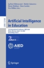 Artificial Intelligence in Education : 21st International Conference, AIED 2020, Ifrane, Morocco, July 6–10, 2020, Proceedings, Part II - Book