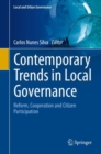 Contemporary Trends in Local Governance : Reform, Cooperation and Citizen Participation - eBook