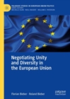 Negotiating Unity and Diversity in the European Union - eBook