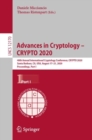 Advances in Cryptology – CRYPTO 2020 : 40th Annual International Cryptology Conference, CRYPTO 2020, Santa Barbara, CA, USA, August 17–21, 2020, Proceedings, Part I - Book