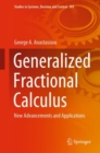 Generalized Fractional Calculus : New Advancements and Applications - eBook