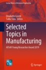 Selected Topics in Manufacturing : AITeM Young Researcher Award 2019 - eBook