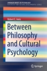 Between Philosophy and Cultural Psychology - Book