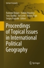 Proceedings of Topical Issues in International Political Geography - Book