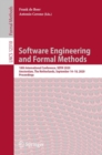 Software Engineering and Formal Methods : 18th International Conference, SEFM 2020, Amsterdam, The Netherlands, September 14-18, 2020, Proceedings - eBook