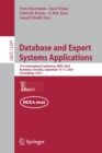 Database and Expert Systems Applications : 31st International Conference, DEXA 2020, Bratislava, Slovakia, September 14–17, 2020, Proceedings, Part I - Book