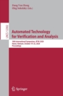 Automated Technology for Verification and Analysis : 18th International Symposium, ATVA 2020, Hanoi, Vietnam, October 19-23, 2020, Proceedings - Book